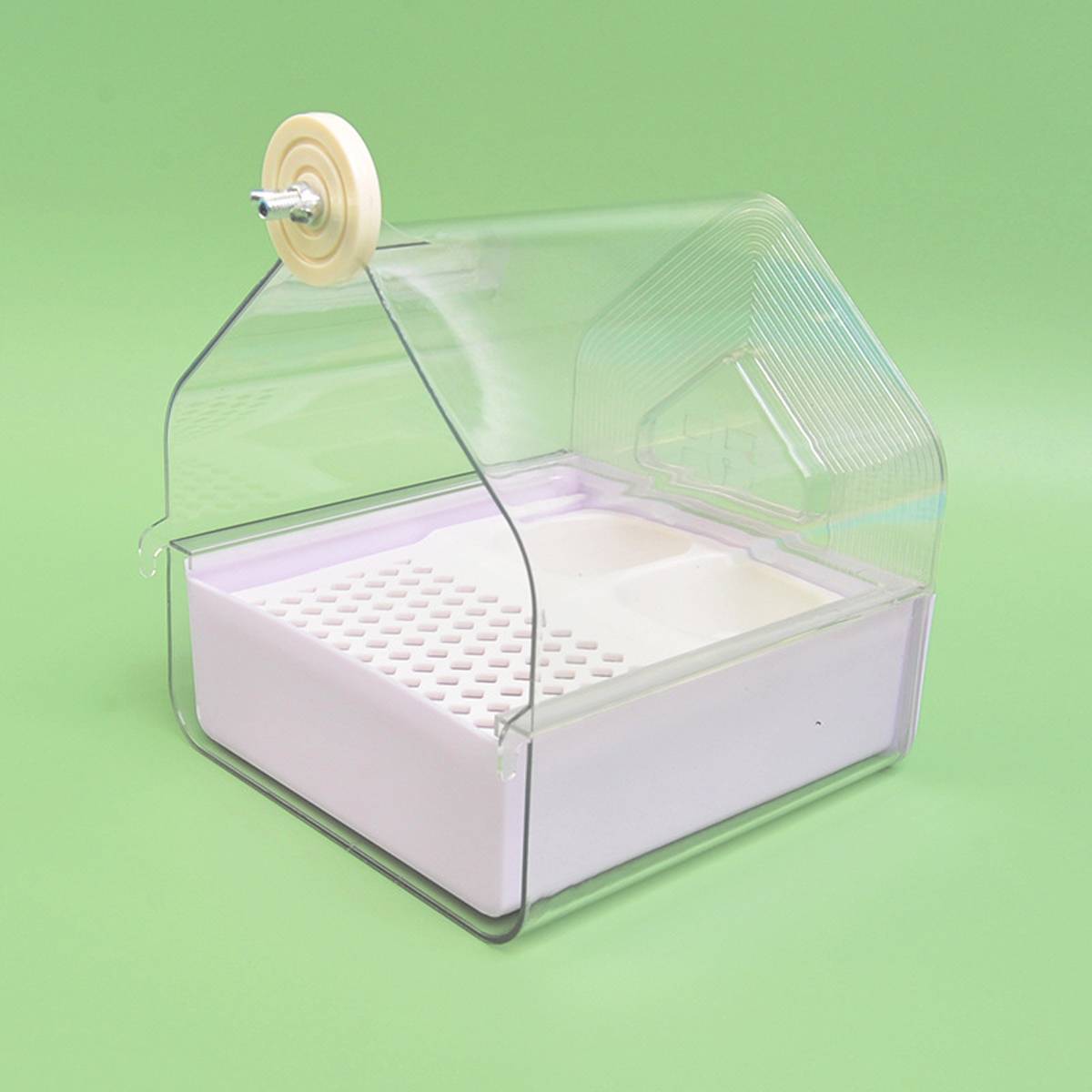 External Bird Bath Box Cage Mount