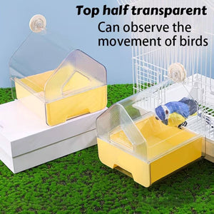 External Bird Bath Box Cage Mount