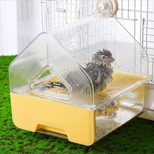 External Bird Bath Box Cage Mount