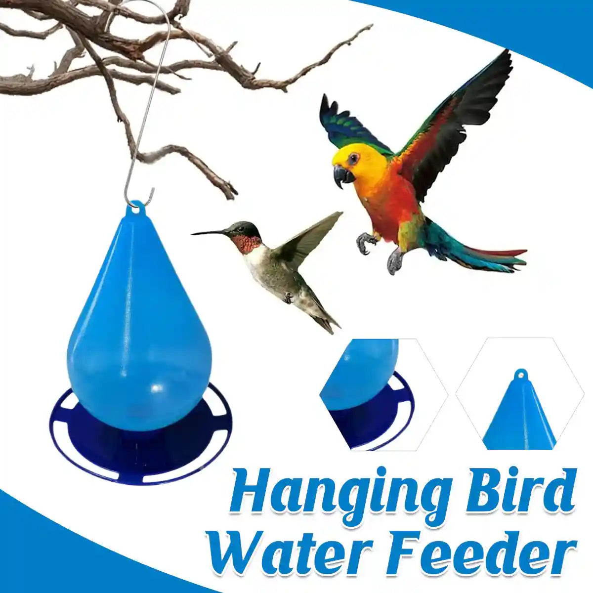 Versatile Hanging Bird Feeder for Yard Durable & Easy to Clean