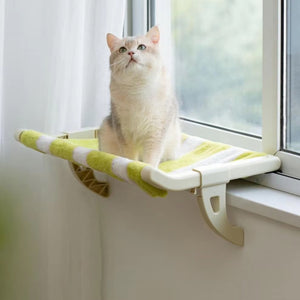 Hanging Cat Hammock Bed Durable Stable for Window Indoor Pet Sleeping Resting
