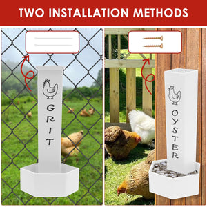 Hanging Chicken Feeder Automatic Refill Chicken Feeder for Hens Poultry Farm