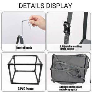 Hanging Cat Bed Cat House Metal Hook Double Hanging Cat Hanging Basket