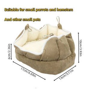 Hanging Small Pet Nest Soft Bird Hammock Bed for Cage
