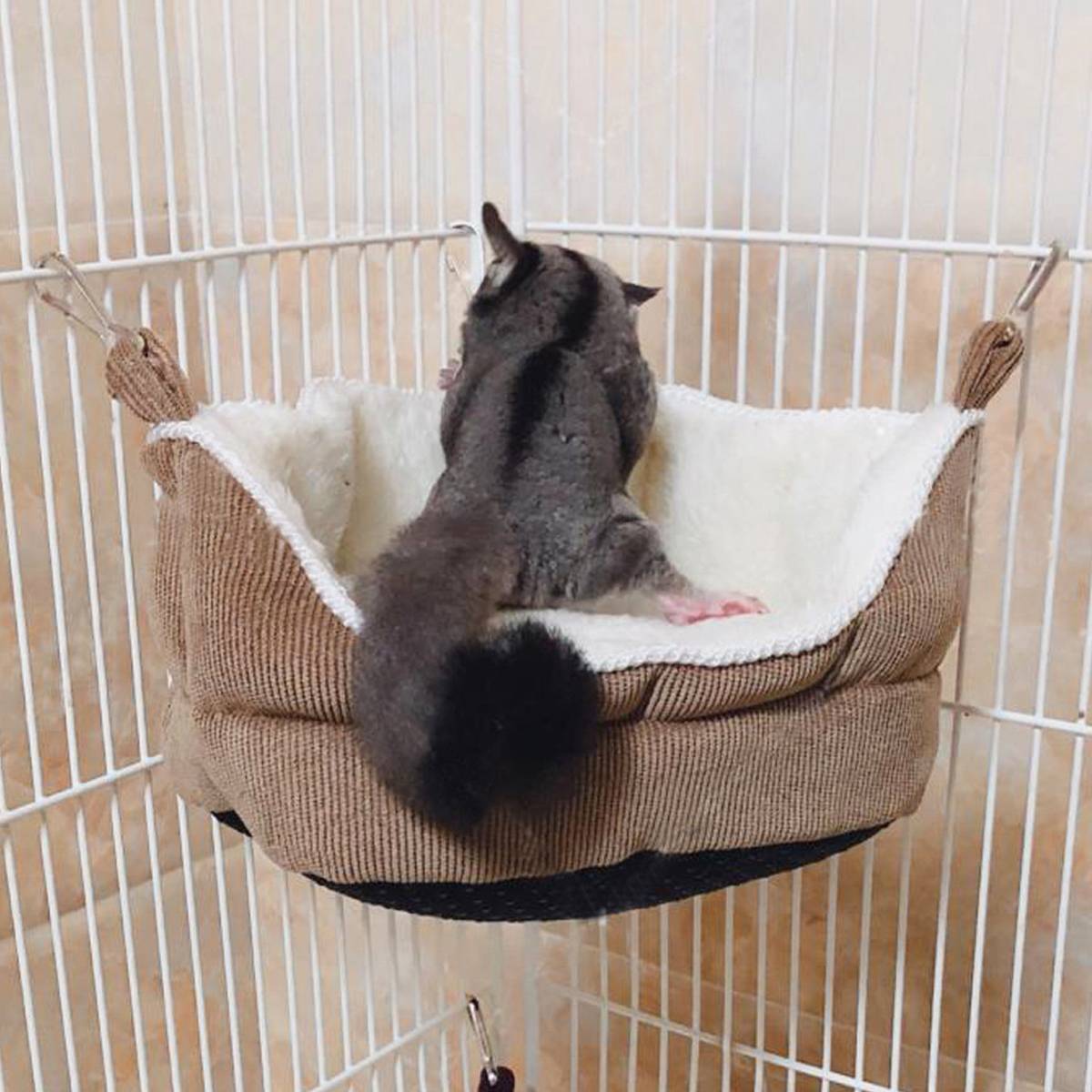 Hanging Small Pet Nest Soft Bird Hammock Bed for Cage