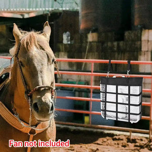 Stable Fan Bag Heavy-Duty Hanging Fan Holder for Barn & Horse Stalls