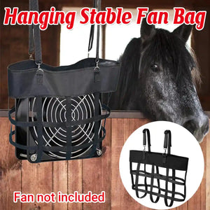 Stable Fan Bag Heavy-Duty Hanging Fan Holder for Barn & Horse Stalls