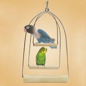 Bird Swing Perch Toy Set