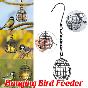 Spring-Style Hanging Bird Feeder for Outdoor Garden or Balcony