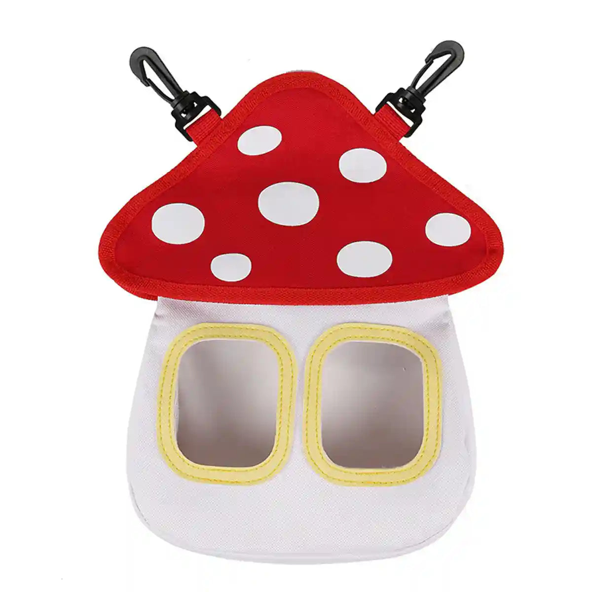 Hay Feeder Bag Cute Mushroom Rabbit Hay Feeder for Small Pets