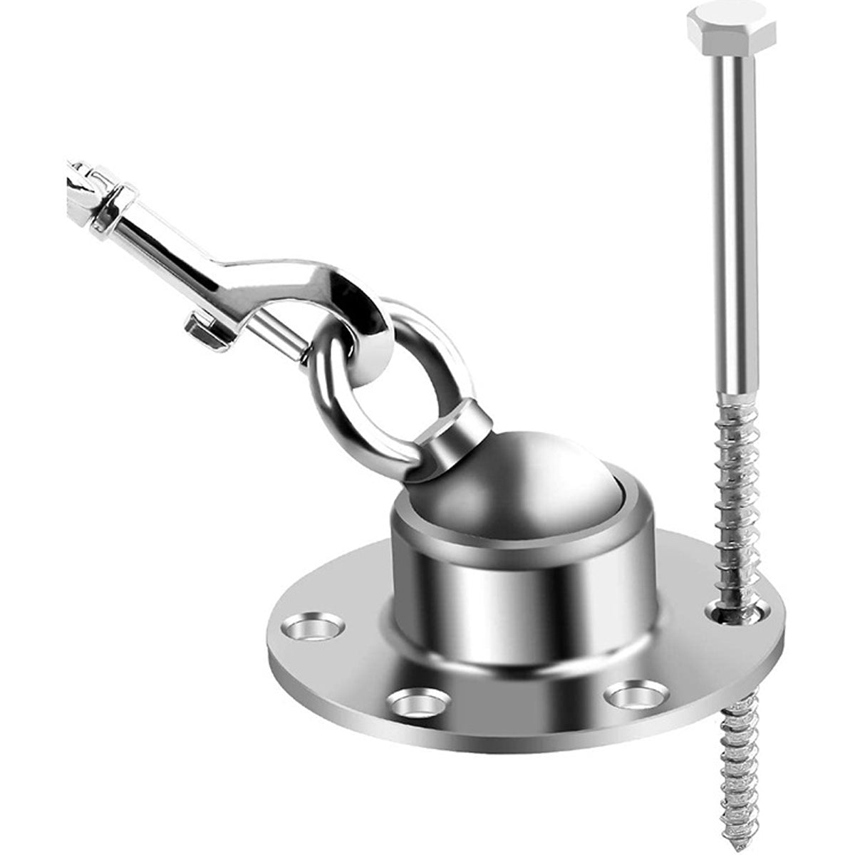 Heavy Duty Dog Tie Out Stake with 360 Degree Swivel Base