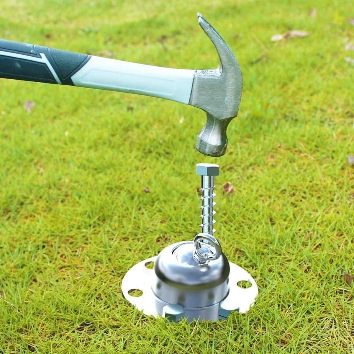 Heavy Duty Dog Tie Out Stake with 360 Degree Swivel Base