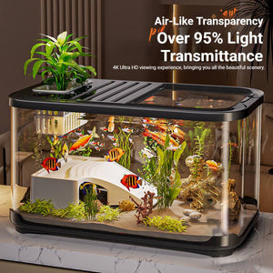 High Definition Fish Tank With Panoramic Viewing