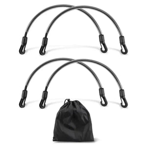 Horse Blanket Straps Elastic Double Clip Set With Storage Bag