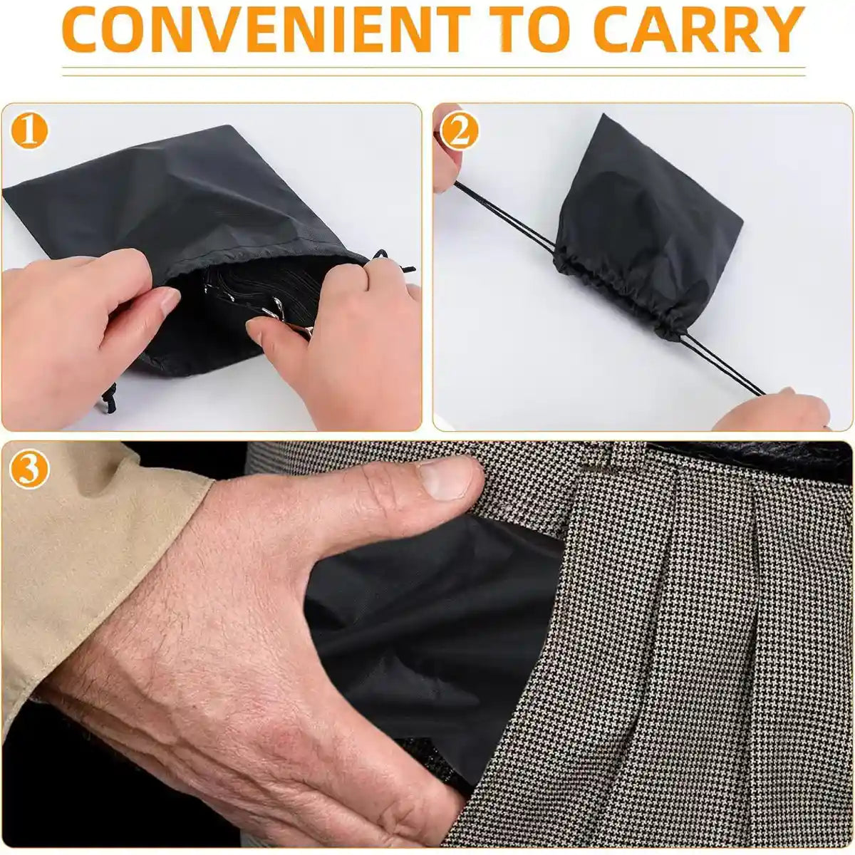 Horse Blanket Straps Elastic Double Clip Set With Storage Bag