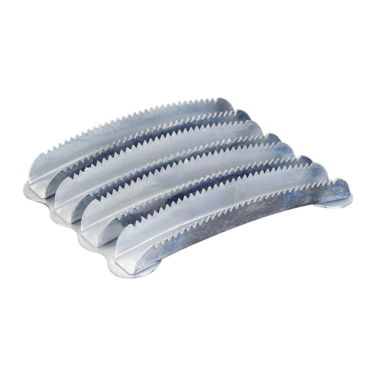 Metal Horse Curry Comb with Hand Strap, Shedding Grooming Scraper