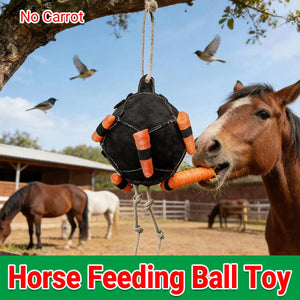 Interactive Carrot Training Feeding Grab Ball Black Interactive Toy Horse Supplies