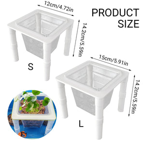 Aquarium Hydroponic Planting Basket Aquatic Plant Holder