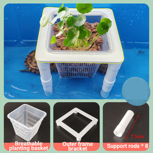 Aquarium Hydroponic Planting Basket Aquatic Plant Holder