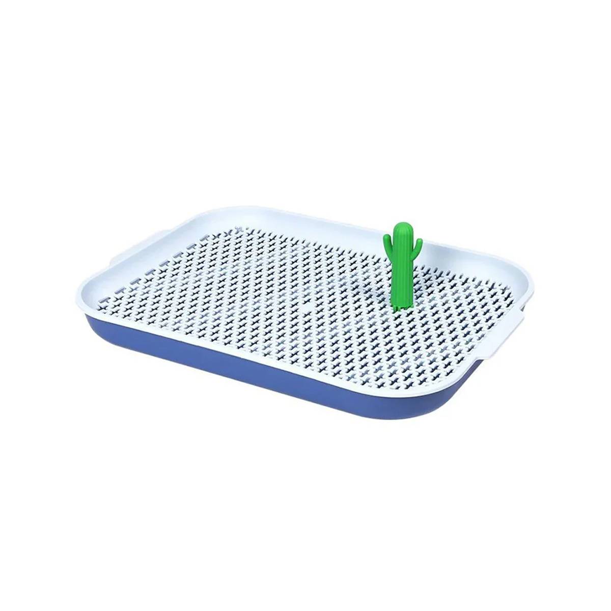 Dog Training Toilet Tray With Mesh And Post