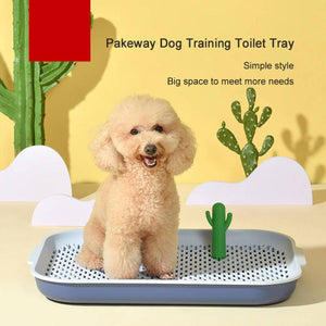 Dog Training Toilet Tray With Mesh And Post