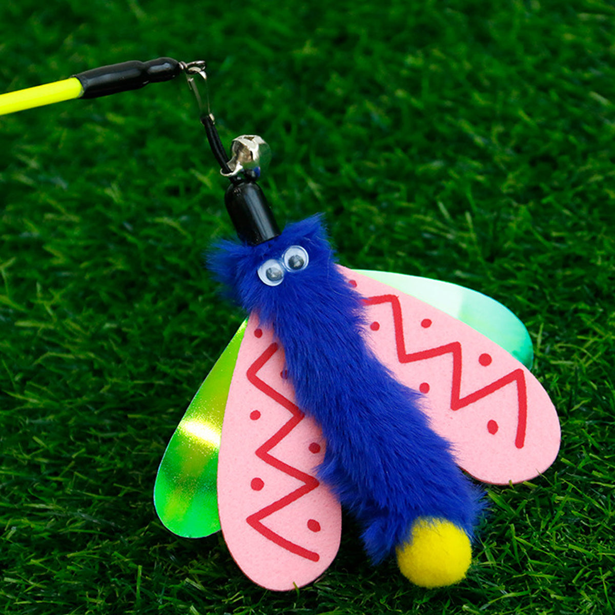 Interactive Feather Teaser Wand