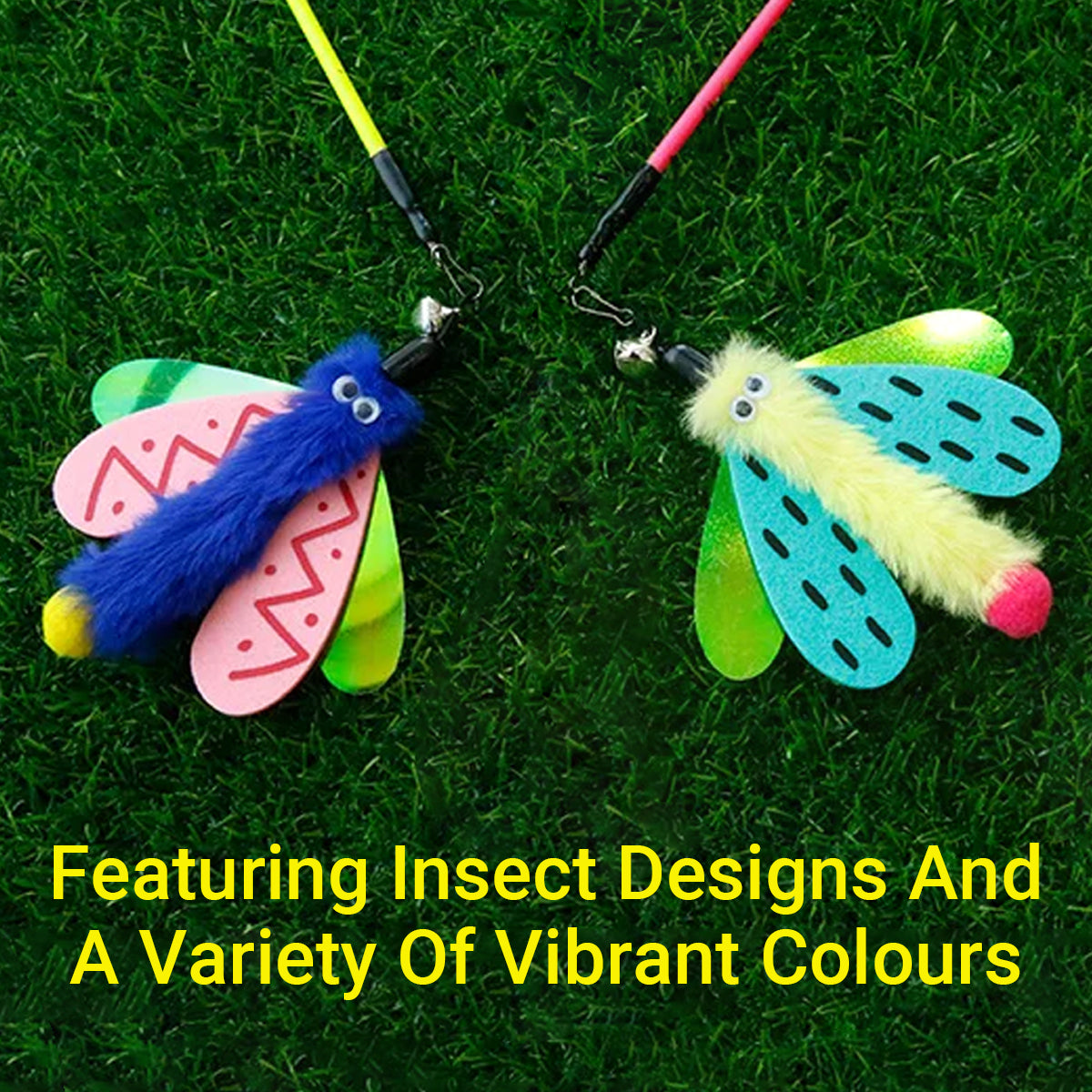 Interactive Feather Teaser Wand