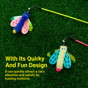 Interactive Feather Teaser Wand