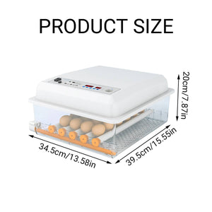 24 Eggs Intelligent Egg Incubator With Automatic Turning