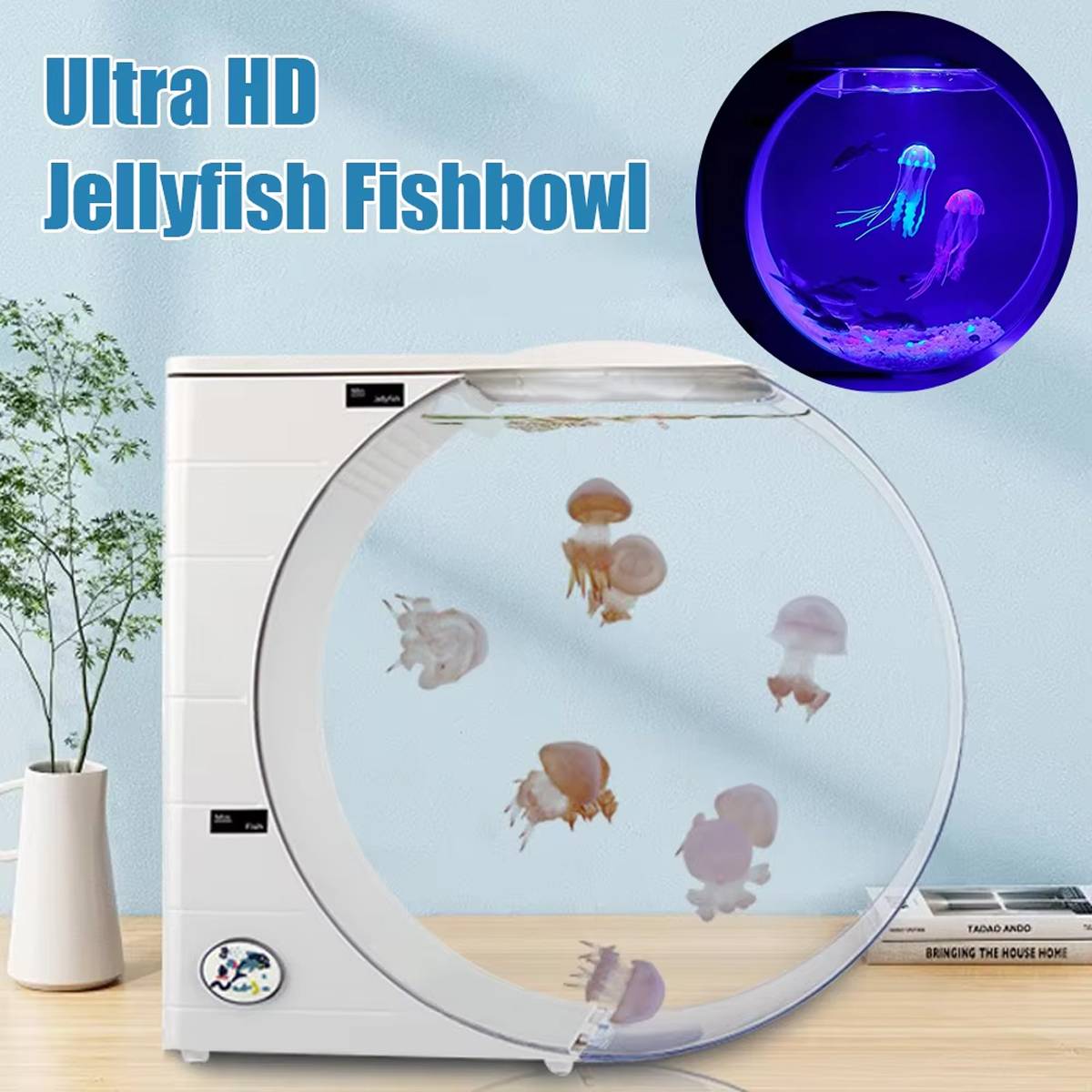 Jellyfish Aquarium 10L - LED Electronic Desktop Jelly Tank