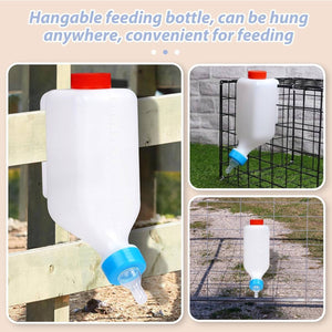 Lamb Feeding Bottle 500ml | Hanging Milk Feeder for Livestock & Newborns