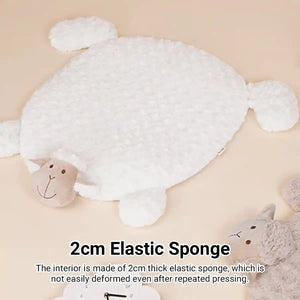Lamb Pet Sleeping Mat Soft Fluffy Bed for Cats and Small Dogs