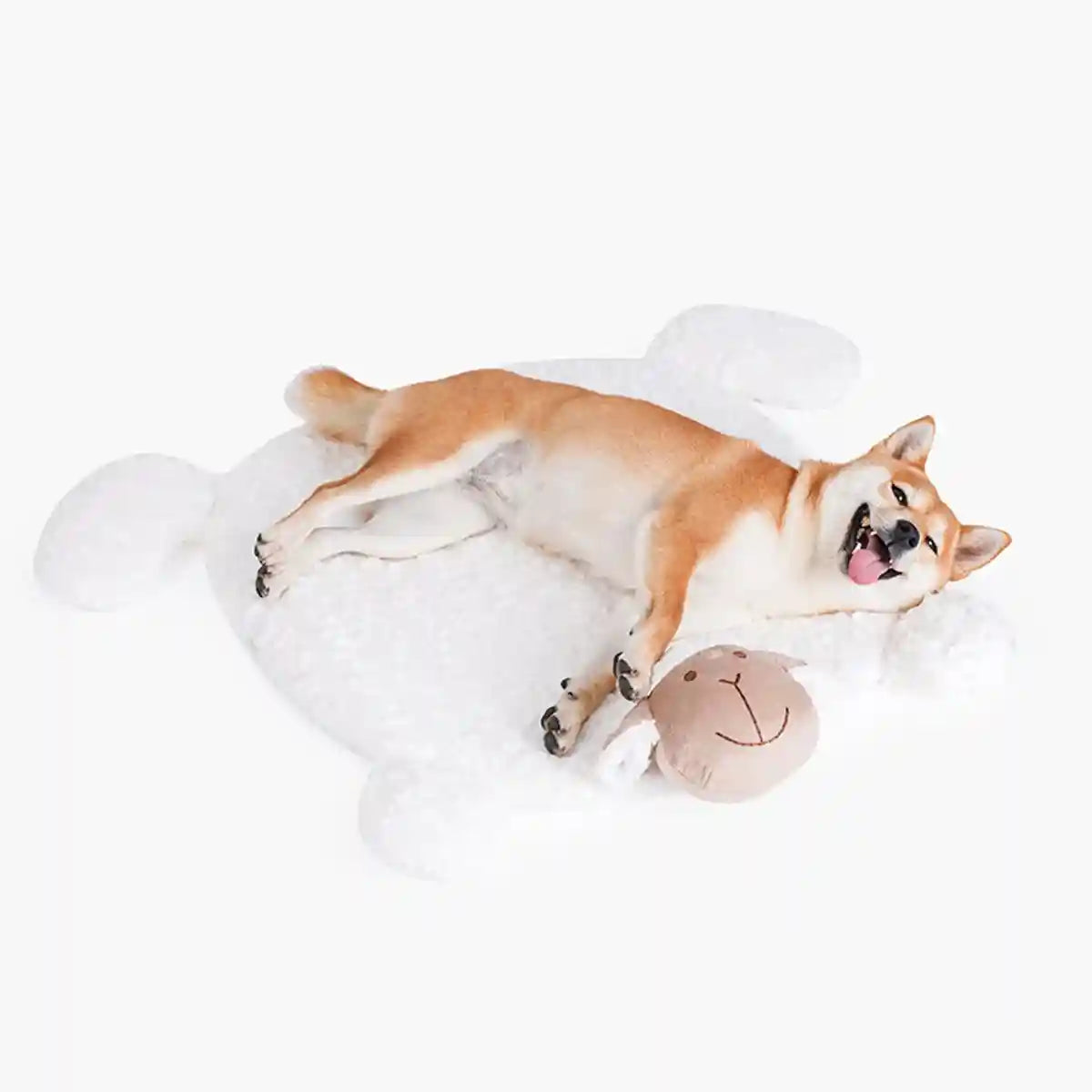 Lamb Pet Sleeping Mat Soft Fluffy Bed for Cats and Small Dogs