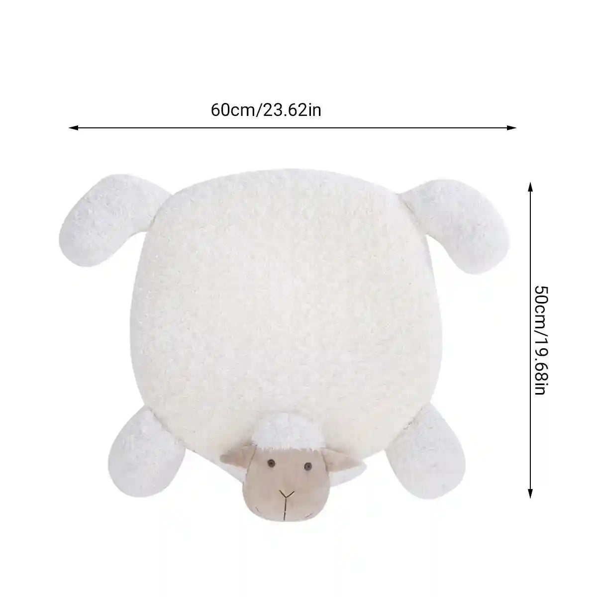 Lamb Pet Sleeping Mat Soft Fluffy Bed for Cats and Small Dogs