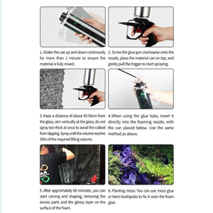 Rainforest Shaping Foam Landscaping Spray Foam Adhesive