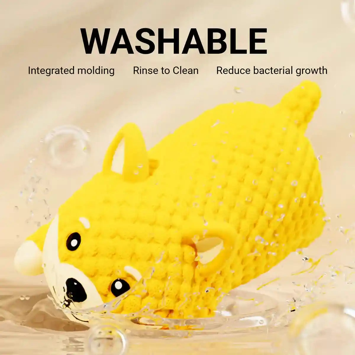 Dog Teething Toy Natural Latex Puppy Chew Toy