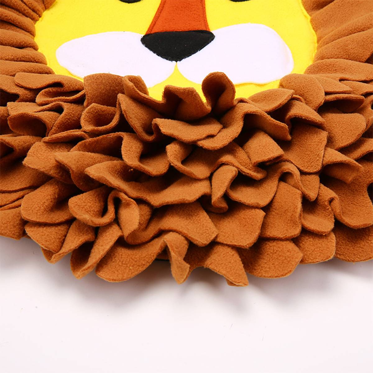 Lion Snuffle Mat for Dogs | Interactive Nosework Feeding Puzzle Toy