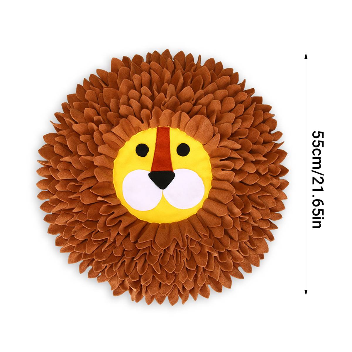 Lion Snuffle Mat for Dogs | Interactive Nosework Feeding Puzzle Toy