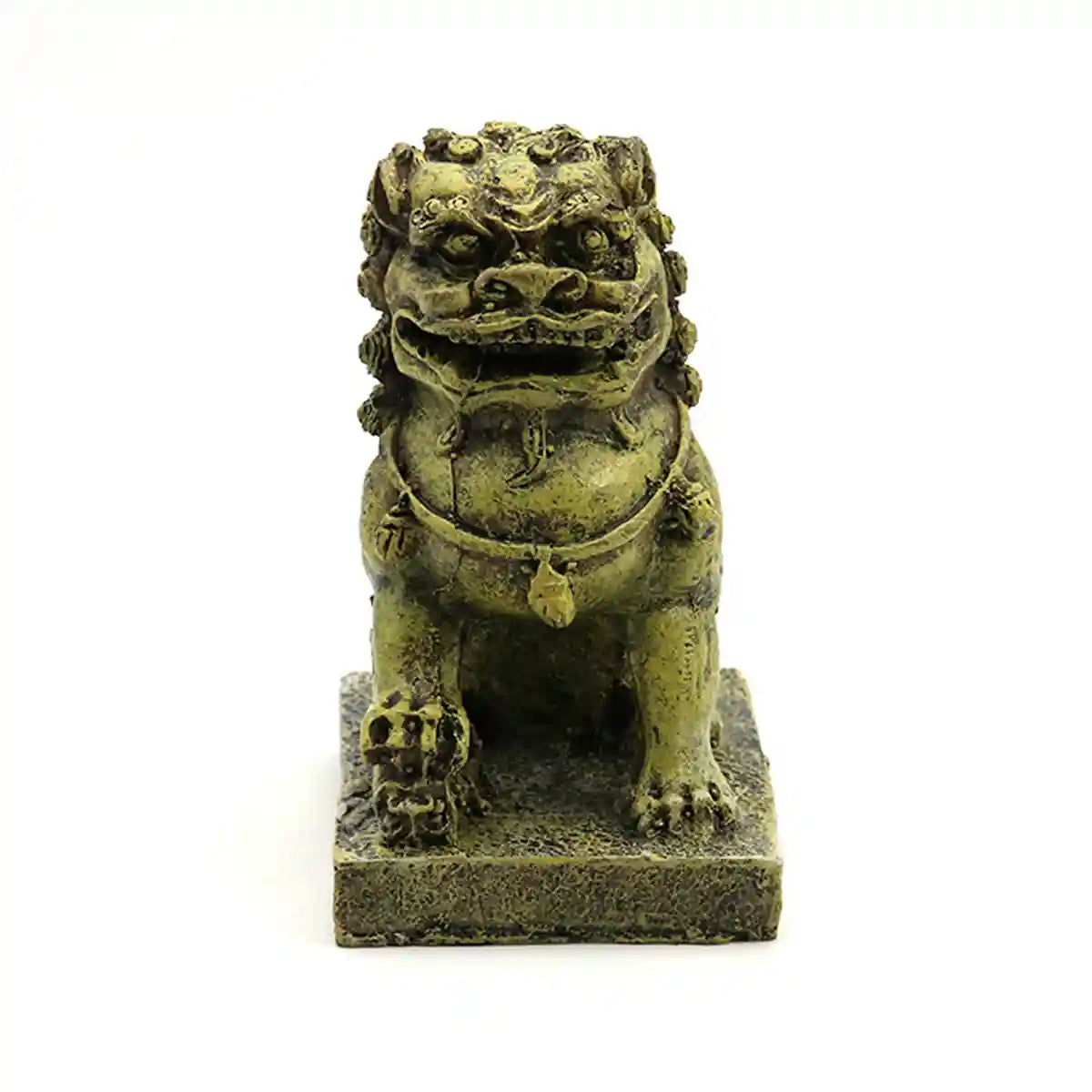 Aquarium Lion Statue Decoration Resin Fish Tank Ornament Figurine