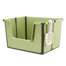 Foldable Cat Litter Box Open-Top Large Space with Scoop