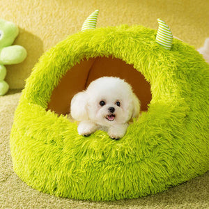 Cozy Monster Pet Bed House