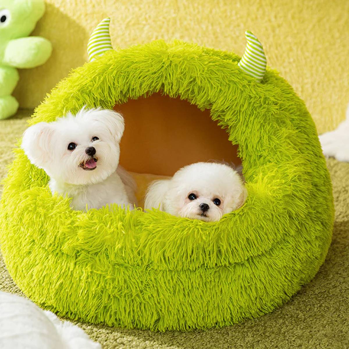 Cozy Monster Pet Bed House