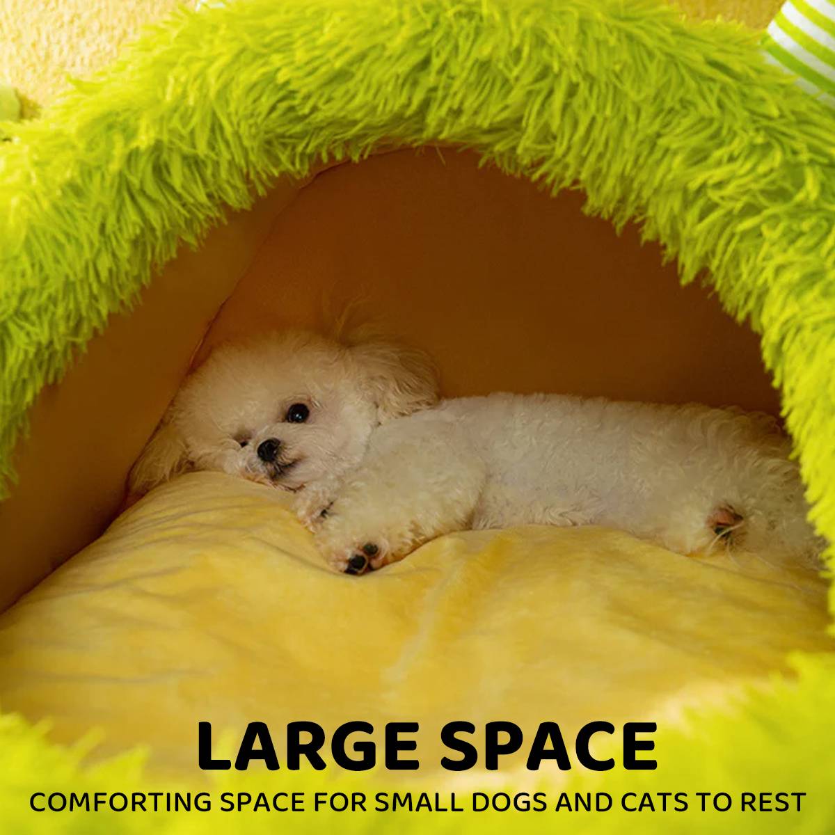 Cozy Monster Pet Bed House