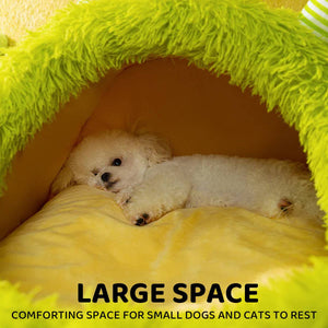 Cozy Monster Pet Bed House
