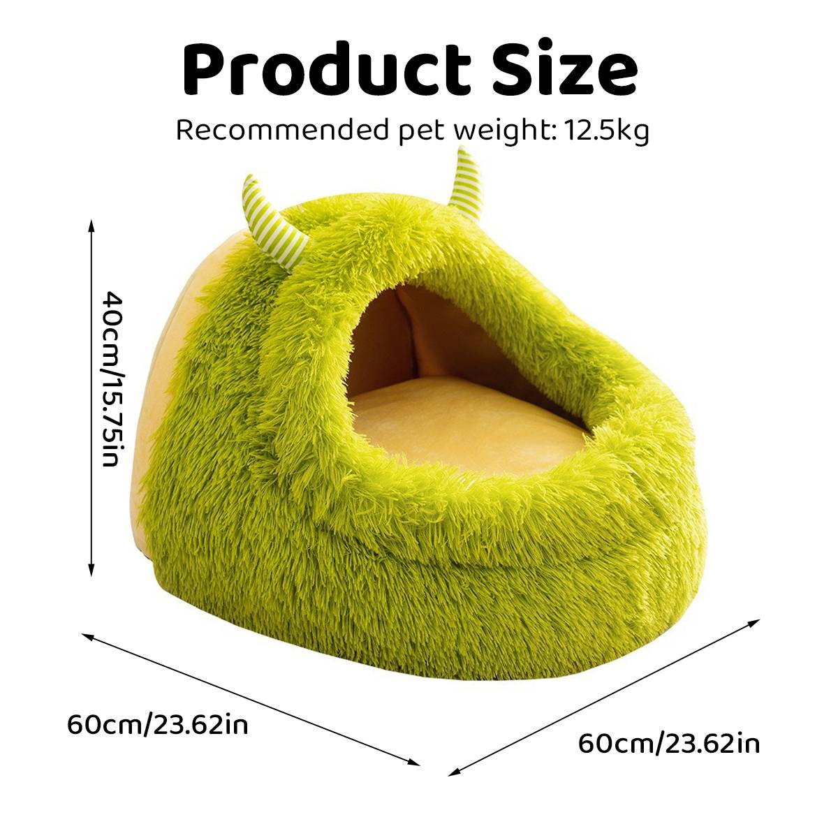 Cozy Monster Pet Bed House