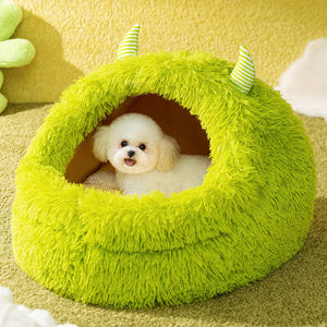 Cozy Monster Pet Bed House