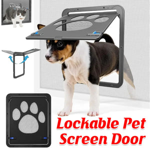 Magnetic Lock Pet Screen Door for Cats and Dogs