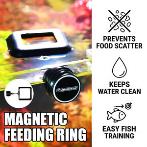 Magnetic Fish Feeding Ring - Floating Aquarium Feeder