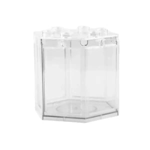 Mini Fish Tank Clear Desktop Aquarium for Betta & Small Fish