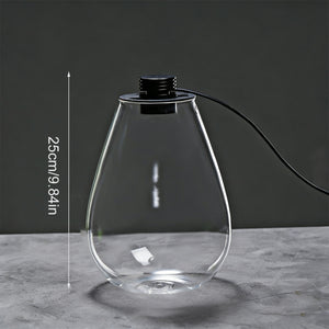 Miniature Landscape Glass Bottle With USB Light